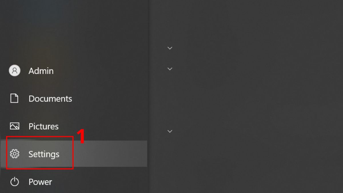 Tắt chế độ máy bay trên máy tính bước 1