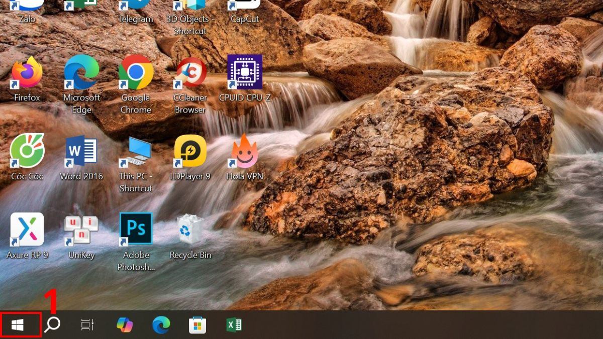 Khởi động lại máy tính để khắc phục laptop không hiển thị Wifi bước 1