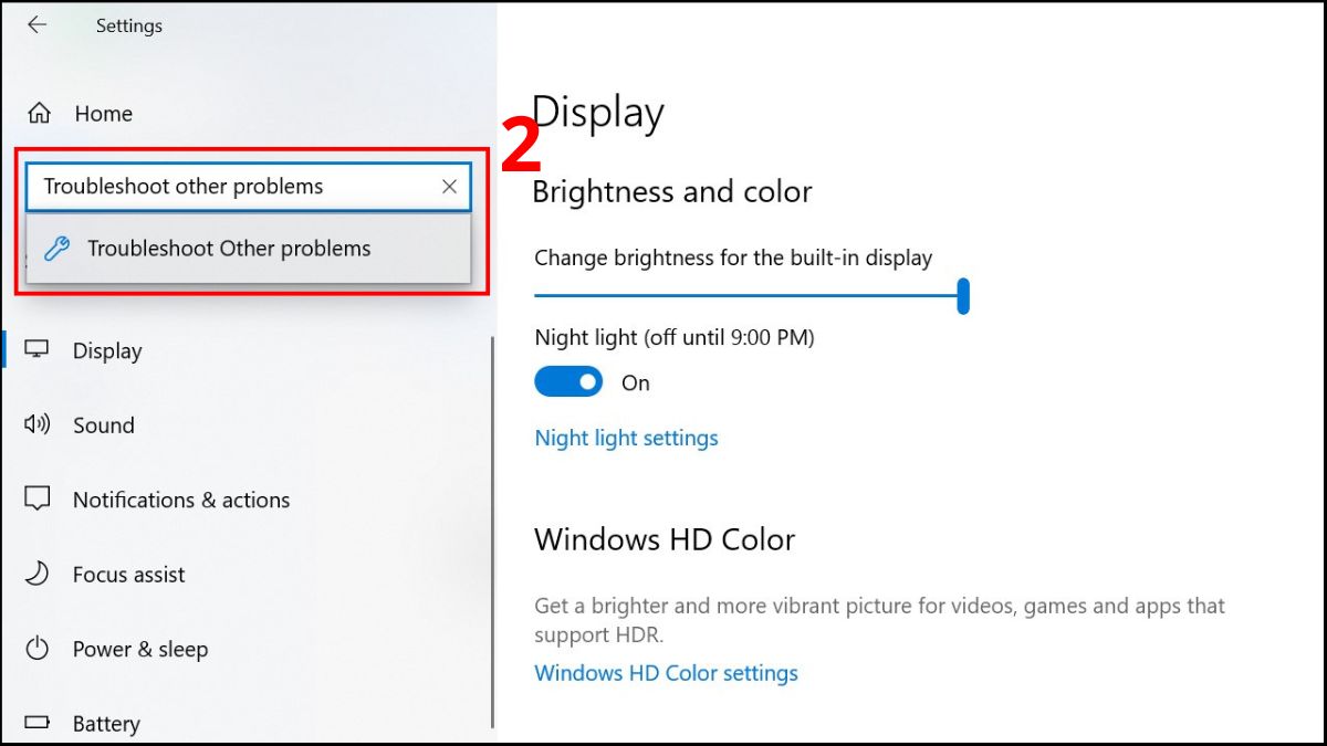 Sử dụng công cụ Troubleshooter để khắc phục tình trạng laptop không hiển thị wifi bước 2