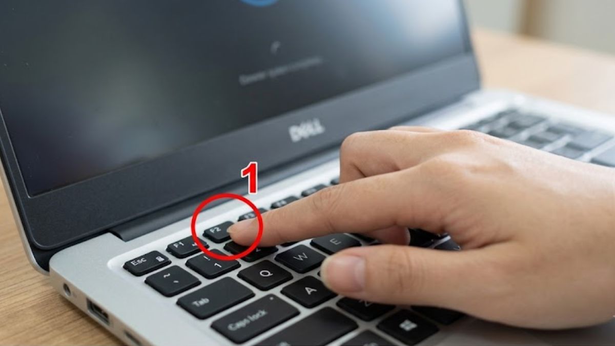 Sửa lỗi bằng BIOS bước 1