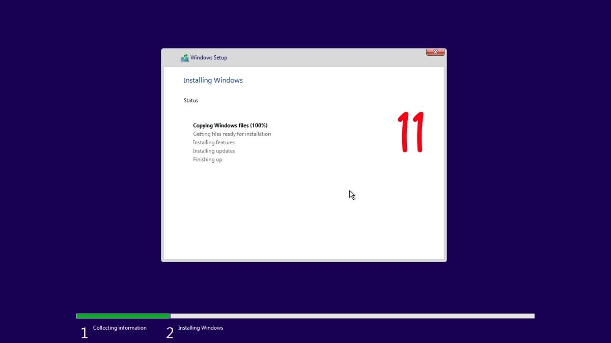 Cài đặt lại Windows (nếu phân vùng boot lỗi nặng) bước 5