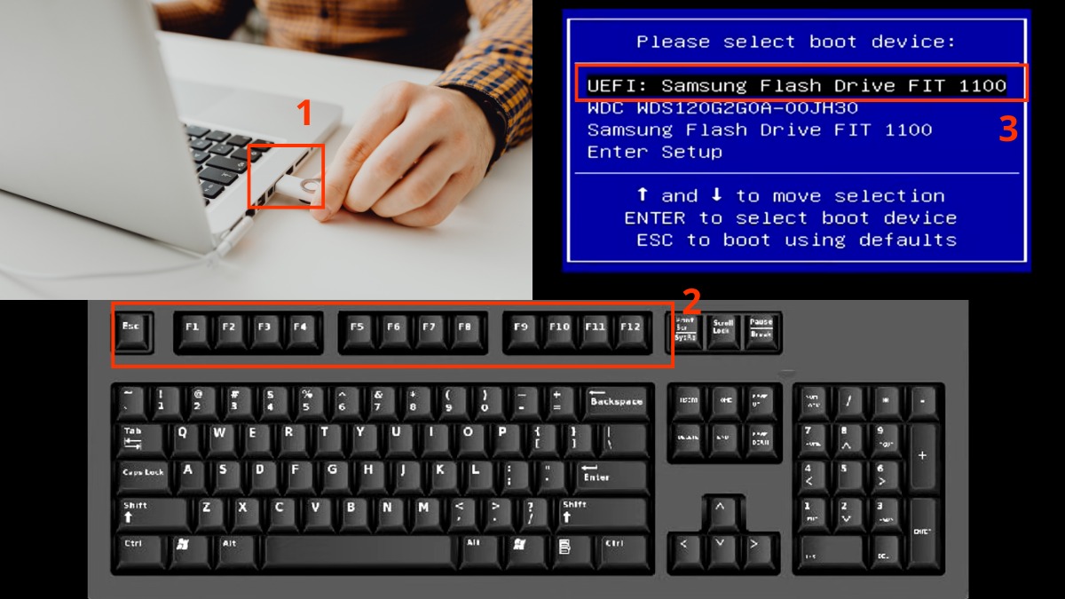 Cách sửa lỗi Win 10 bị lỗi Recovery 0xc00000e bước 1