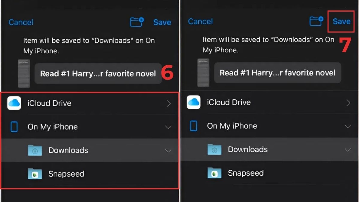 Cách lưu trang web thành PDF trên điện thoại iOS bước 3