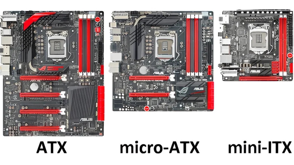 So sánh M-ATX với các chuẩn mainboard khác