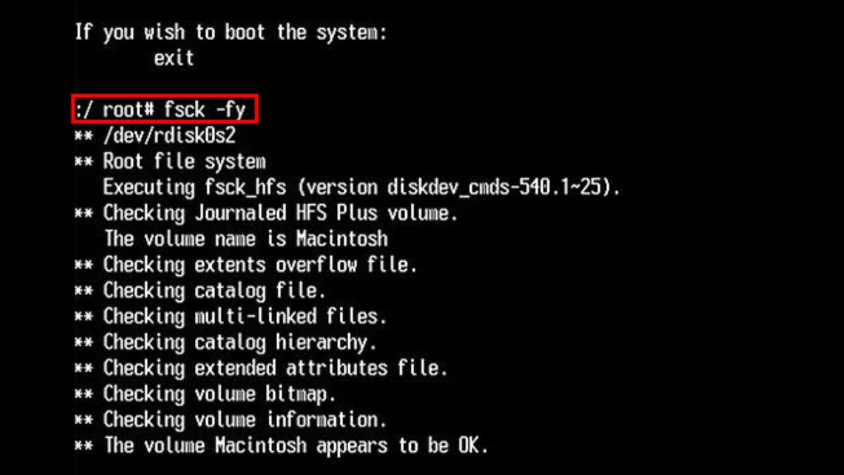Kiểm tra lại những file hệ thống bước 2