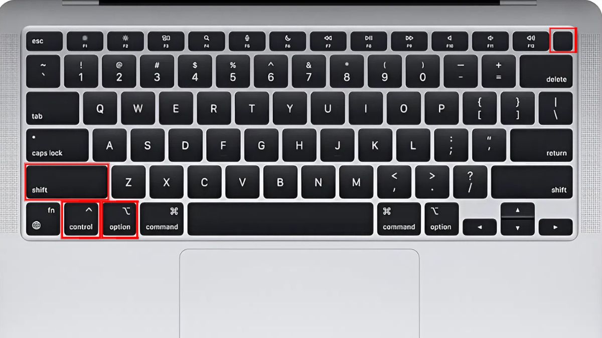 Reset SMC trên Macbook bước 2