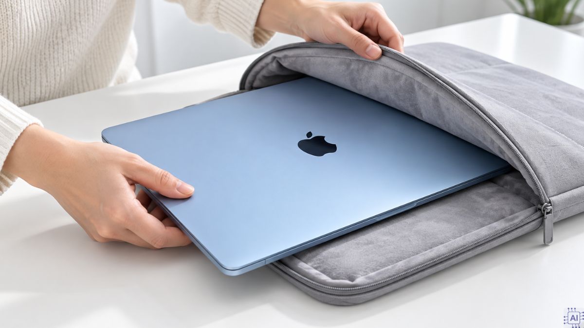 Bảo quản MacBook trong ngăn hoặc túi chống sốc riêng