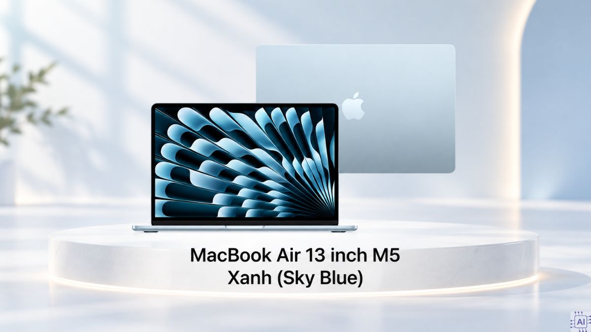 MacBook Air M5 13 inch 16GB 512GB Xanh Da Trời