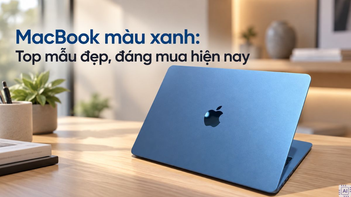 MacBook màu xanh: Top mẫu đẹp, đáng mua hiện nay