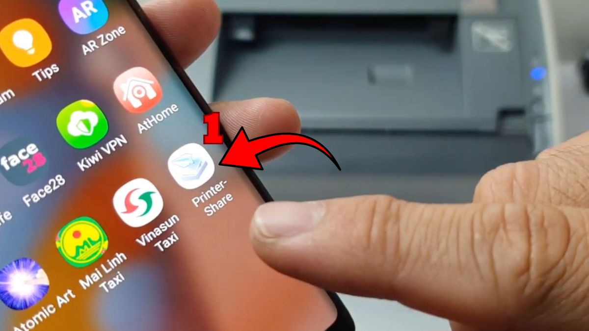 Tải và mở ứng dụng PrinterShare từ CH Play