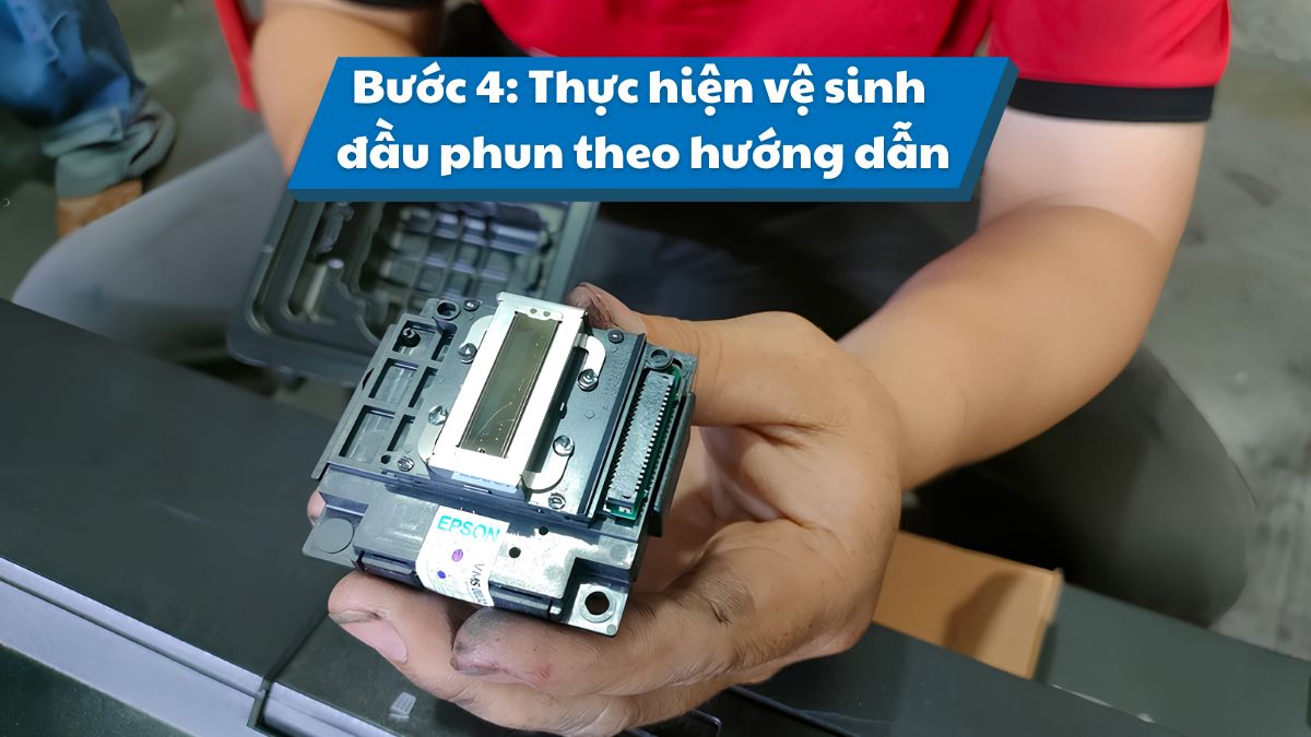 Hướng dẫn sử dụng máy in màu A4 không bị nghẹt mực bước 4
