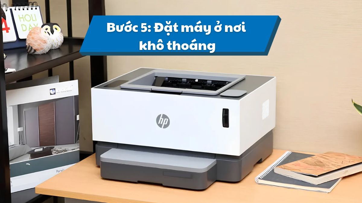 Hướng dẫn sử dụng máy in màu A4 không bị nghẹt mực bước 5