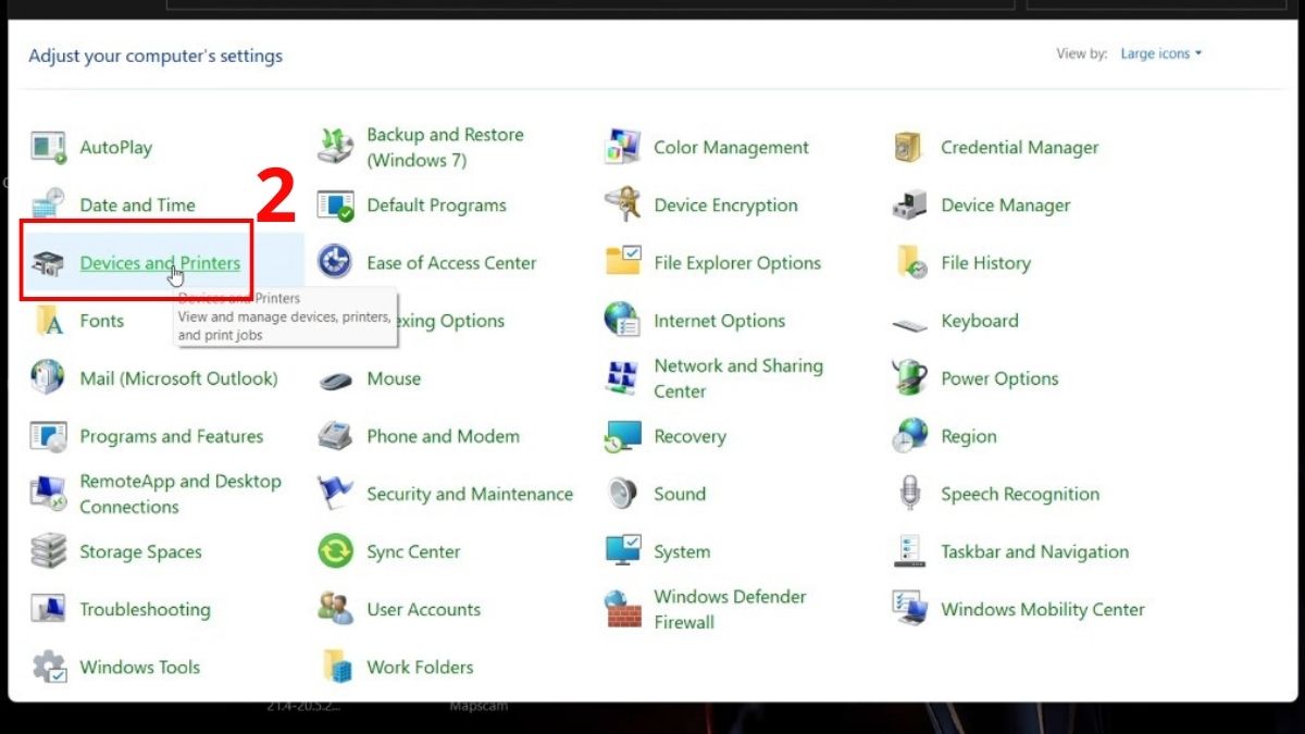 Điều chỉnh lại thông số nhiệt độ in bước 2