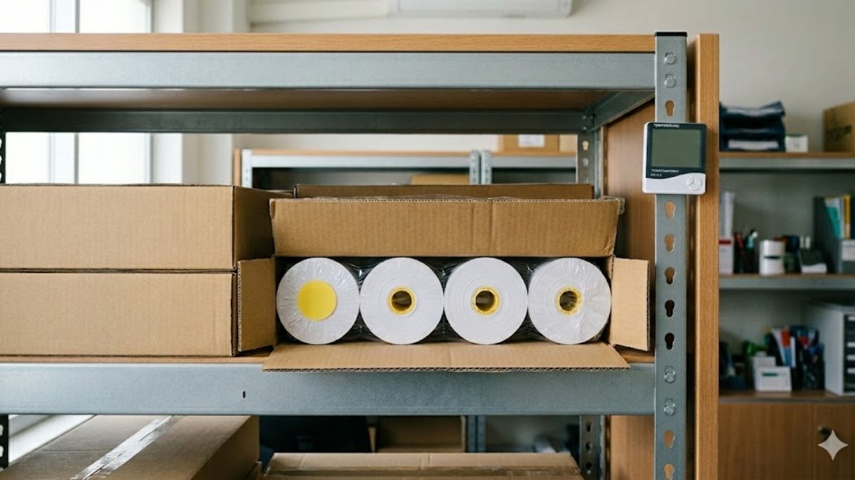 Bảo quản giấy in đúng cách để hạn chế tình trạng máy in nhiệt bị mờ