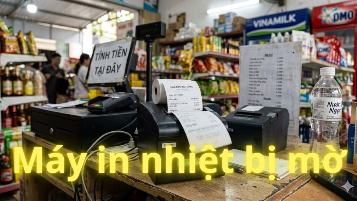 Máy in nhiệt bị mờ: Nguyên nhân và cách khắc phục hiệu quả