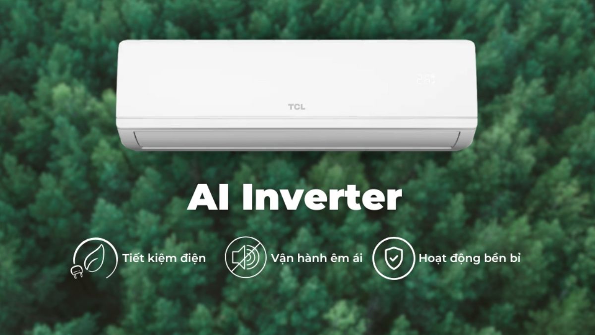 Máy lạnh cho phòng trọ TCL 1.0HP Inverter 2025