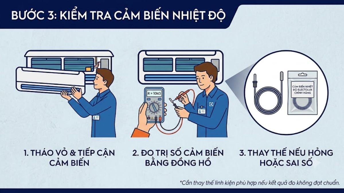 Kiểm tra cảm biến nhiệt độ