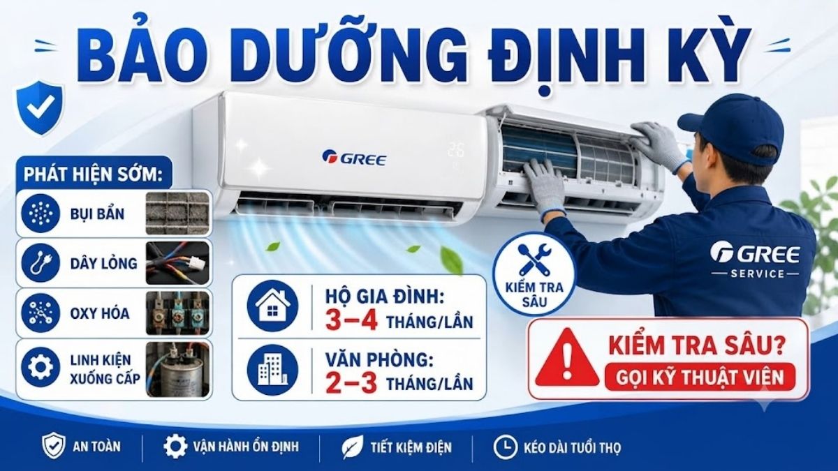 Bảo dưỡng định kỳ