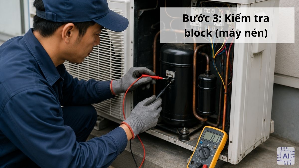 Kiểm tra block (máy nén)
