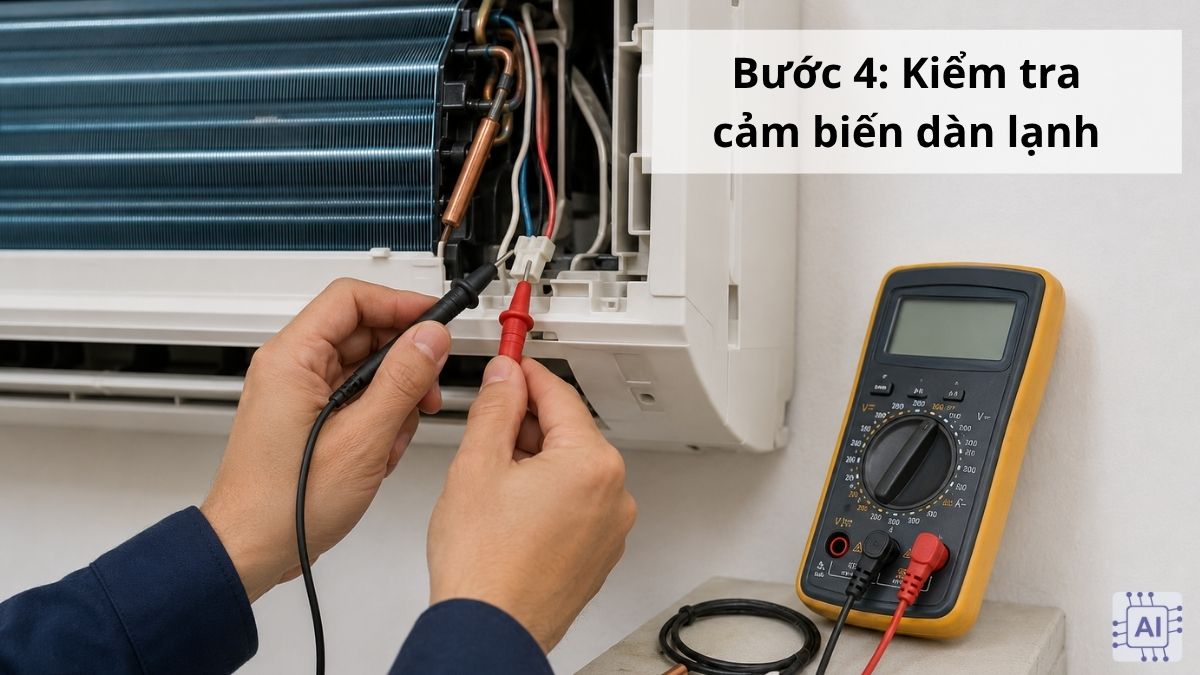 Kiểm tra cảm biến dàn lạnh