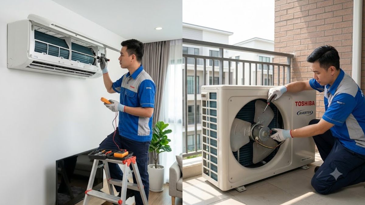 Kiểm tra quạt dàn lạnh và dàn nóng