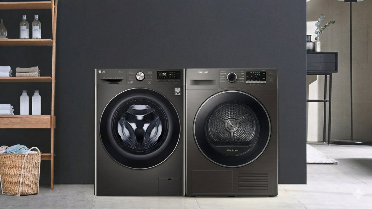Máy sấy LG và Samsung