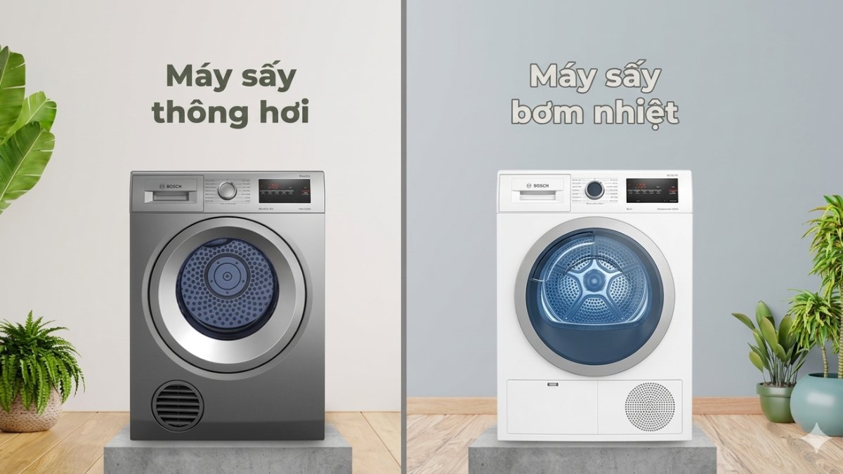 Máy sấy thông hơi và Heatpump phù hợp