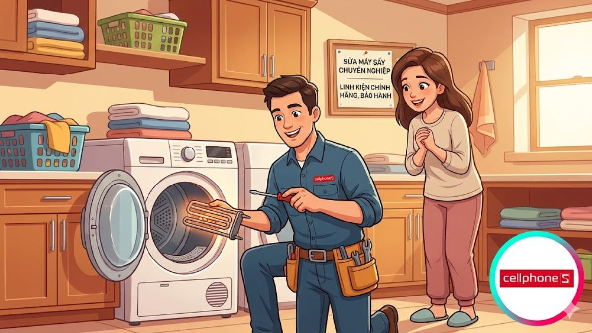 Gợi ý địa chỉ sửa máy sấy quần áo uy tín