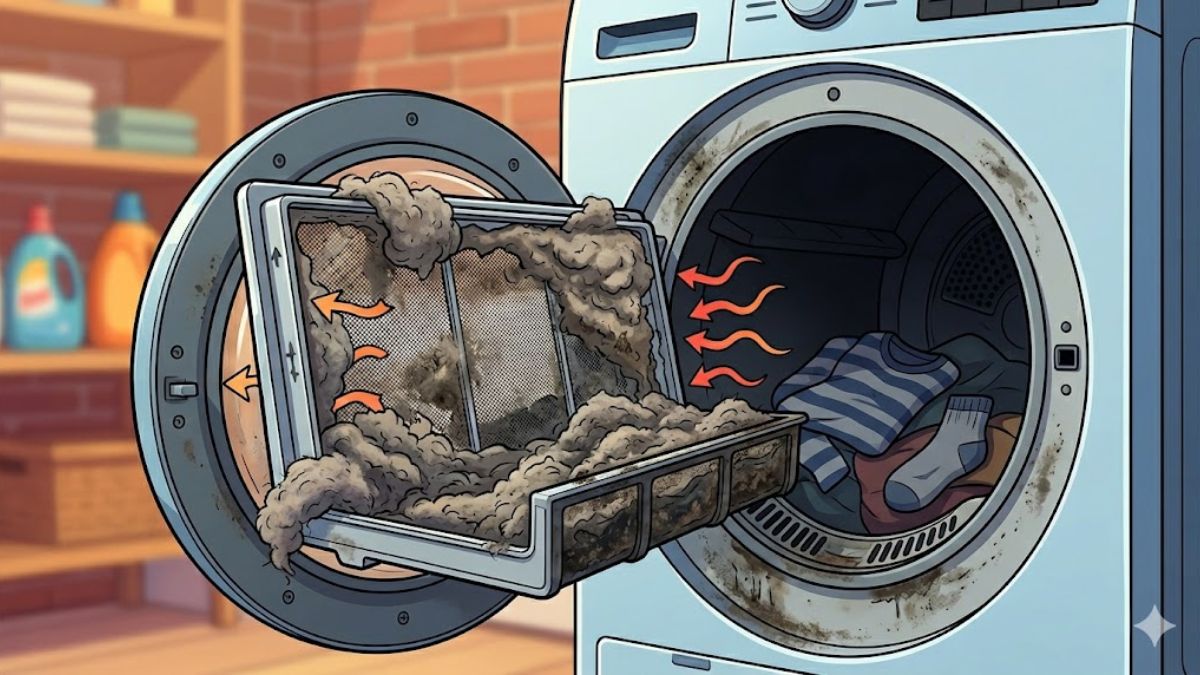 Bộ lọc bụi hoặc bộ lọc ngưng tụ bị bẩn