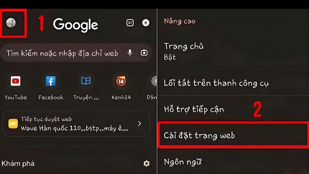 Cách tắt quảng cáo liên tục trên Google Chrome bước 1