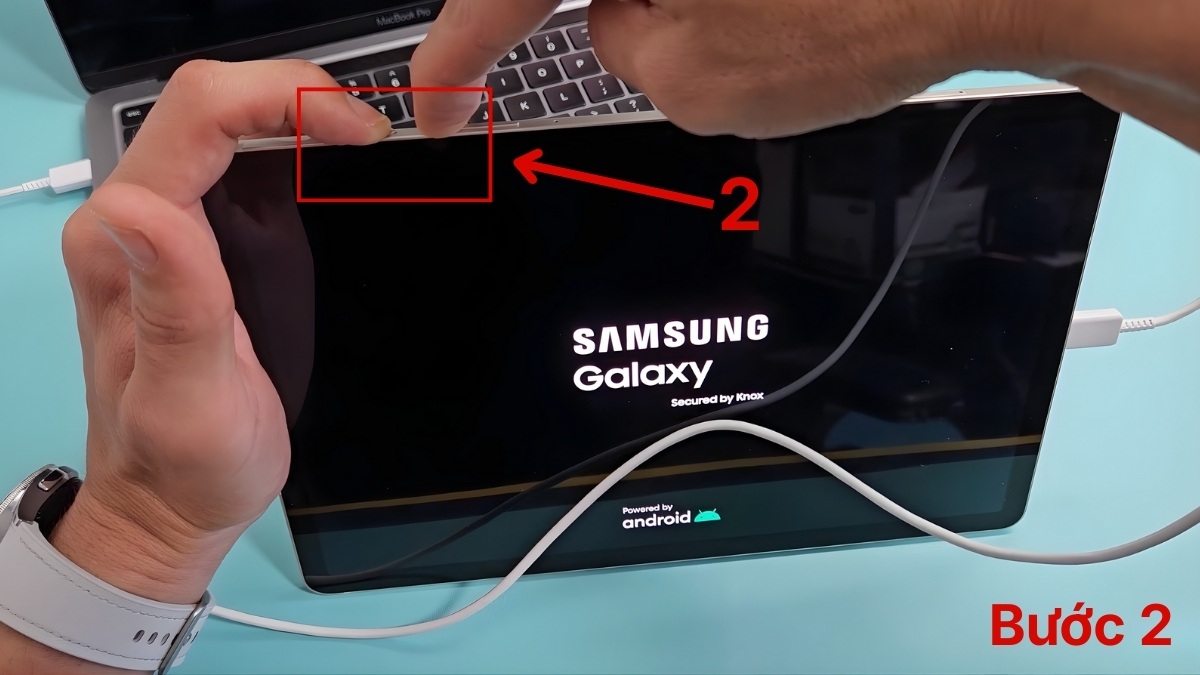 Cách khôi phục cài đặt gốc máy tính bảng Samsung bước 2