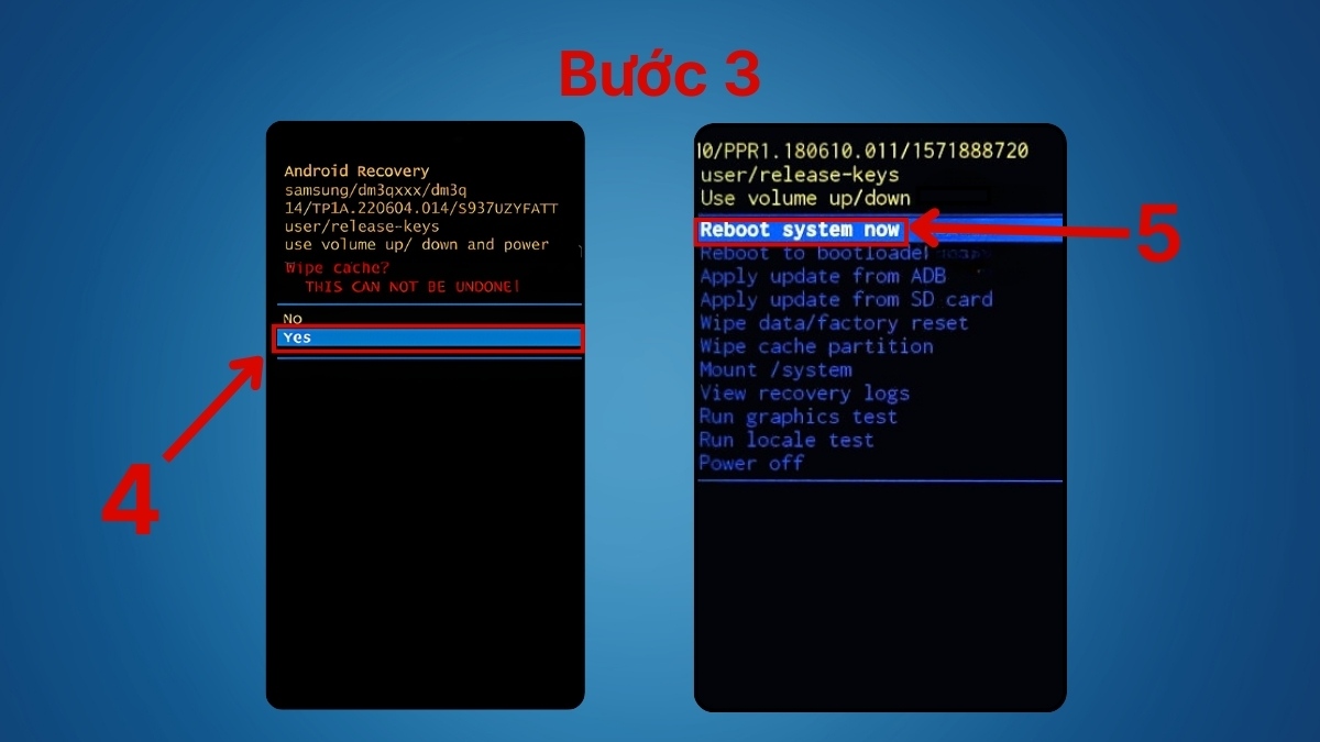 Cách xóa bộ nhớ đệm hệ thống trên máy tính bảng Samsung bước 3