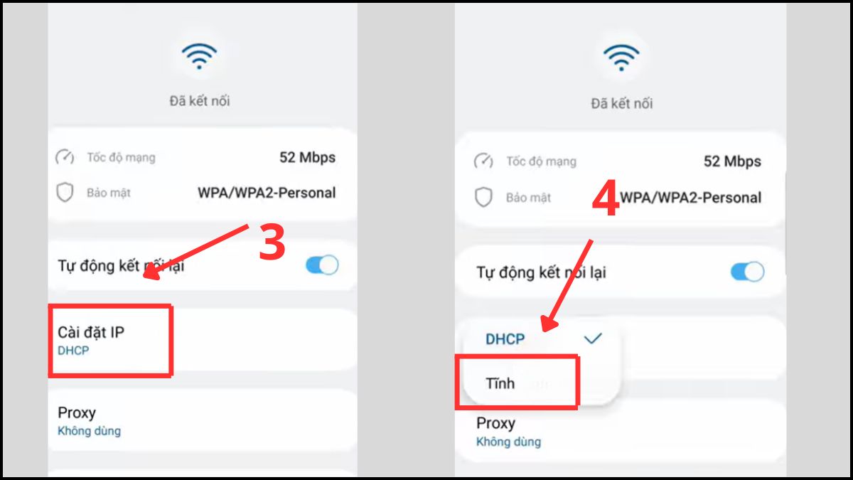 Thay đổi cài đặt DNS để khắc phục tình trạng máy tính bảng Samsung không kết nối được Wifi bước 2