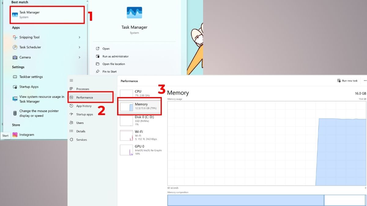Kiểm tra lại thông tin RAM sau khi lắp