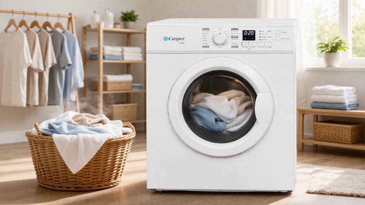 Máy sấy quần áo Casper là lựa chọn đáng cân nhắc