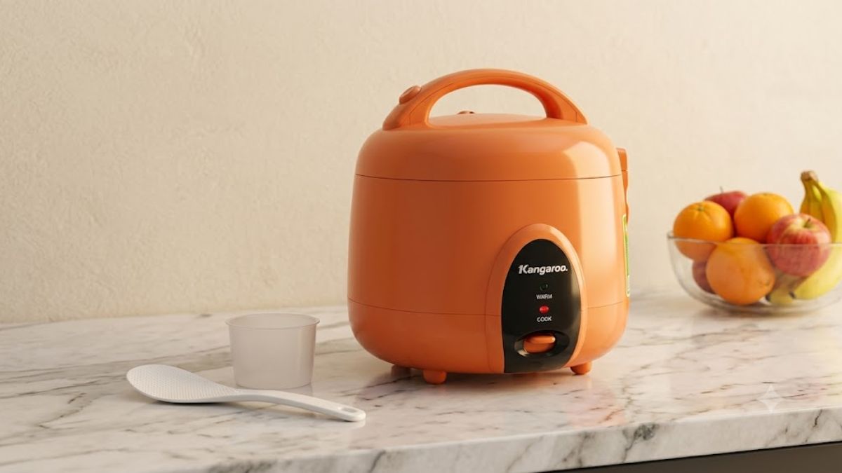 Nồi cơm điện Kangaroo KG826S màu cam