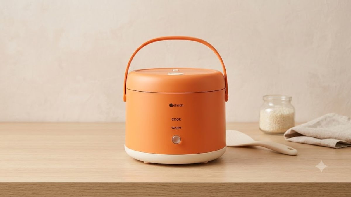 Nồi cơm điện Elmich RCE3916 màu cam