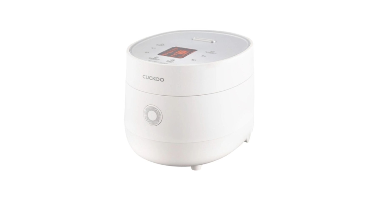 Nồi cơm điện màu hồng pastel Cuckoo