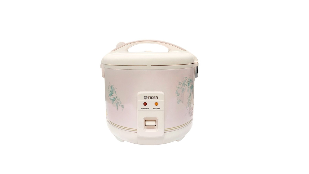 Nồi cơm điện tử màu hồng Tiger