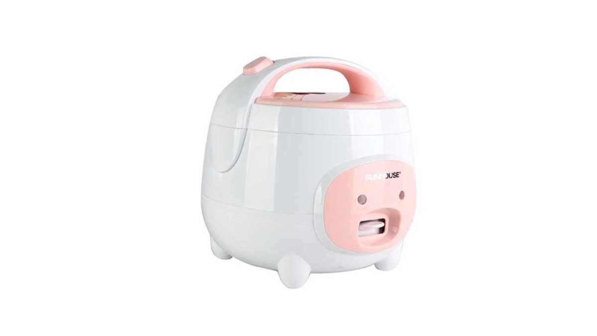 Nồi cơm điện Sunhouse màu hồng