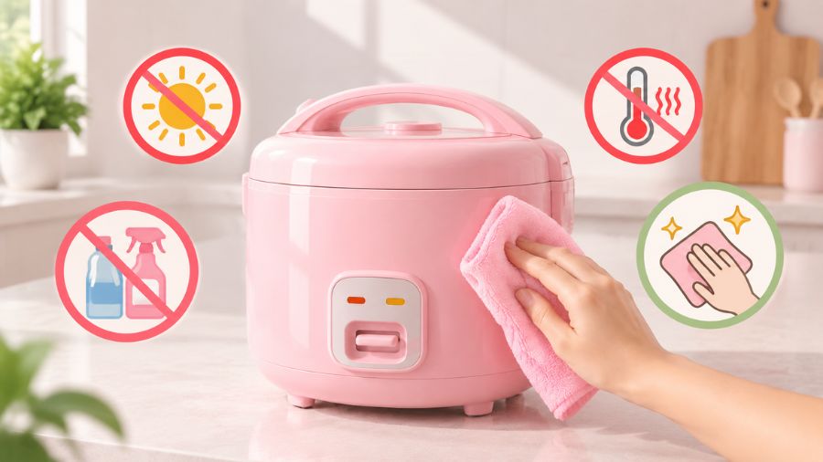 Tiêu chí chọn mua nồi cơm điện màu hồng phù hợp