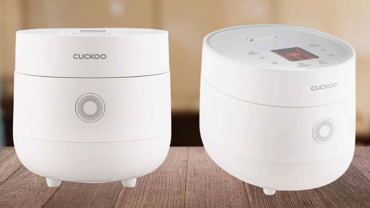 Nồi cơm điện Cuckoo màu trắng