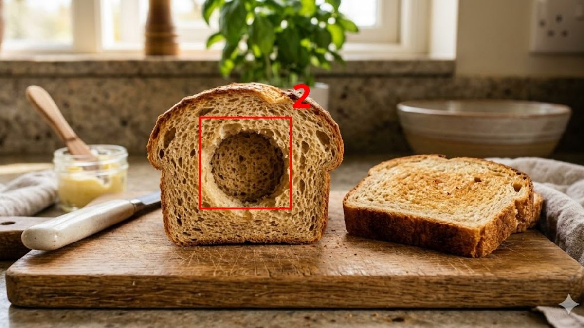 Nướng bánh mì sandwich trứng bằng nồi chiên không dầu bước 2