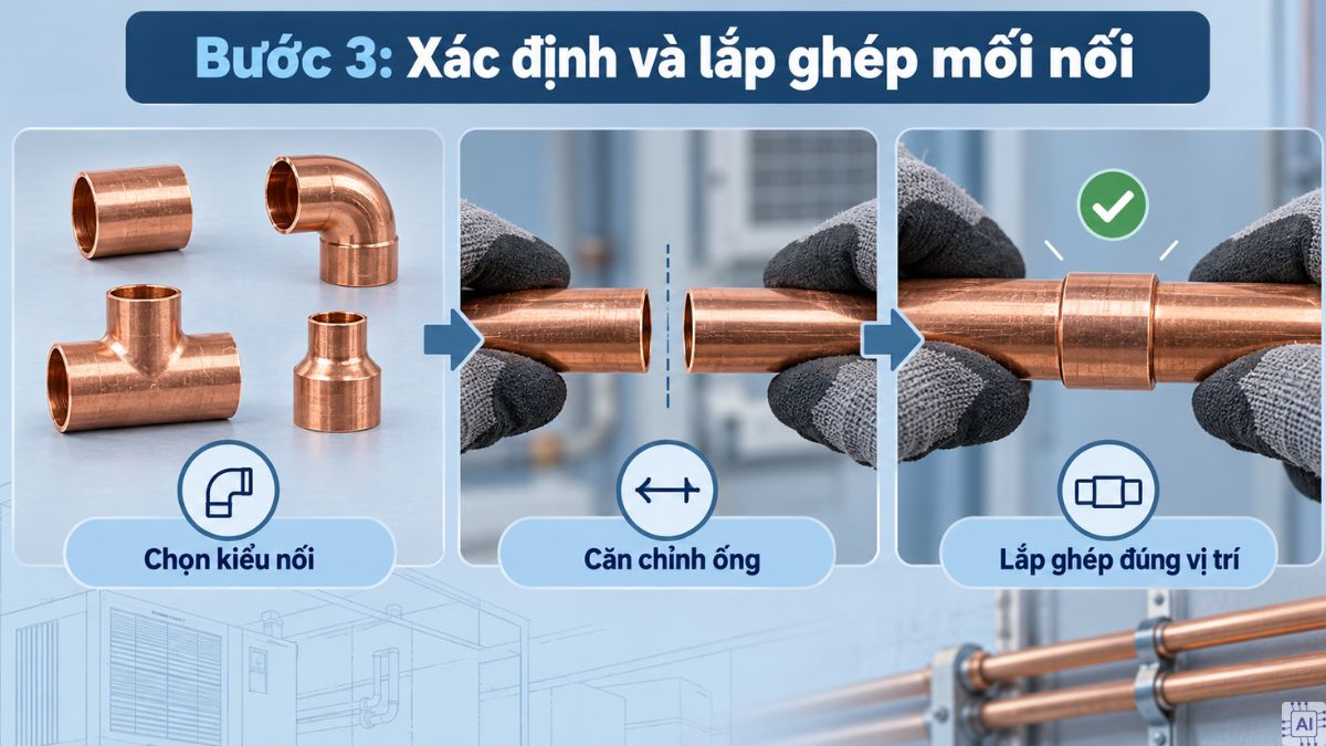 Nối ống đồng theo phương pháp hàn nhiệt truyền thống bước 3