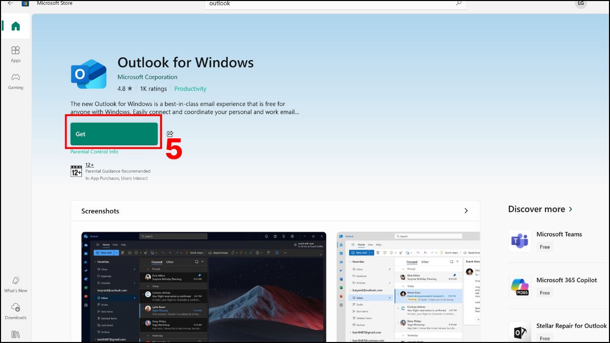 Cài đặt lại Outlook hoặc Microsoft Office bước 3