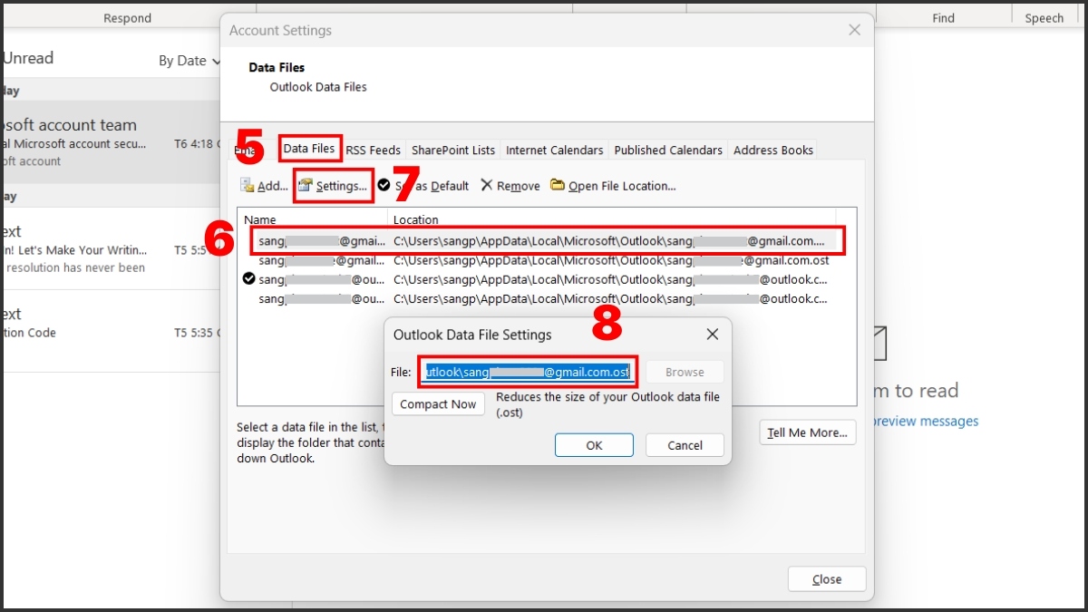 Sửa chữa tệp dữ liệu PST/OST bước 2