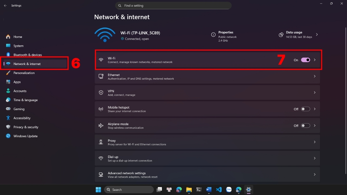 Kiểm tra kết nối internet để khắc phục tình trạng Outlook không gửi được mail bước 2 1