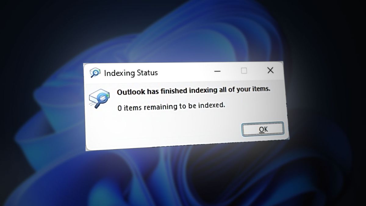 Lỗi lập chỉ mục khiến Outlook có thể không nhận được mai;