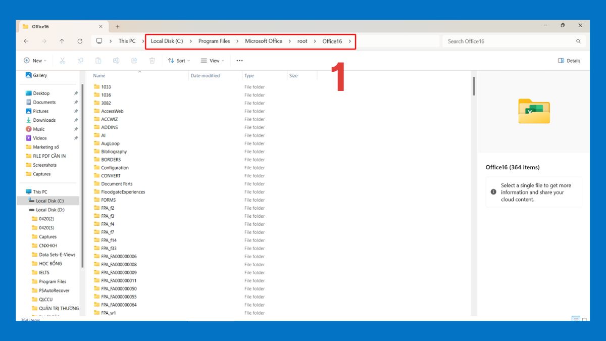 Khắc phục lỗi tệp dữ liệu trong Outlook bước 1