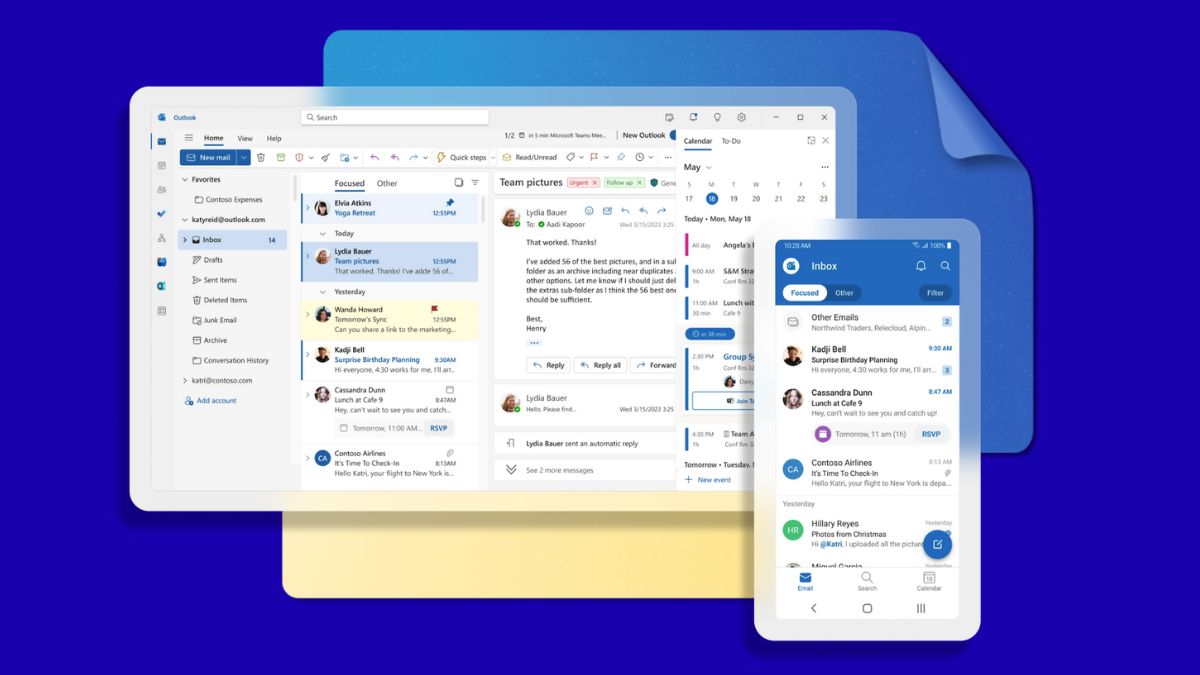 Outlook là phần mềm quản lý thông tin tích hợp nhiều tính năng